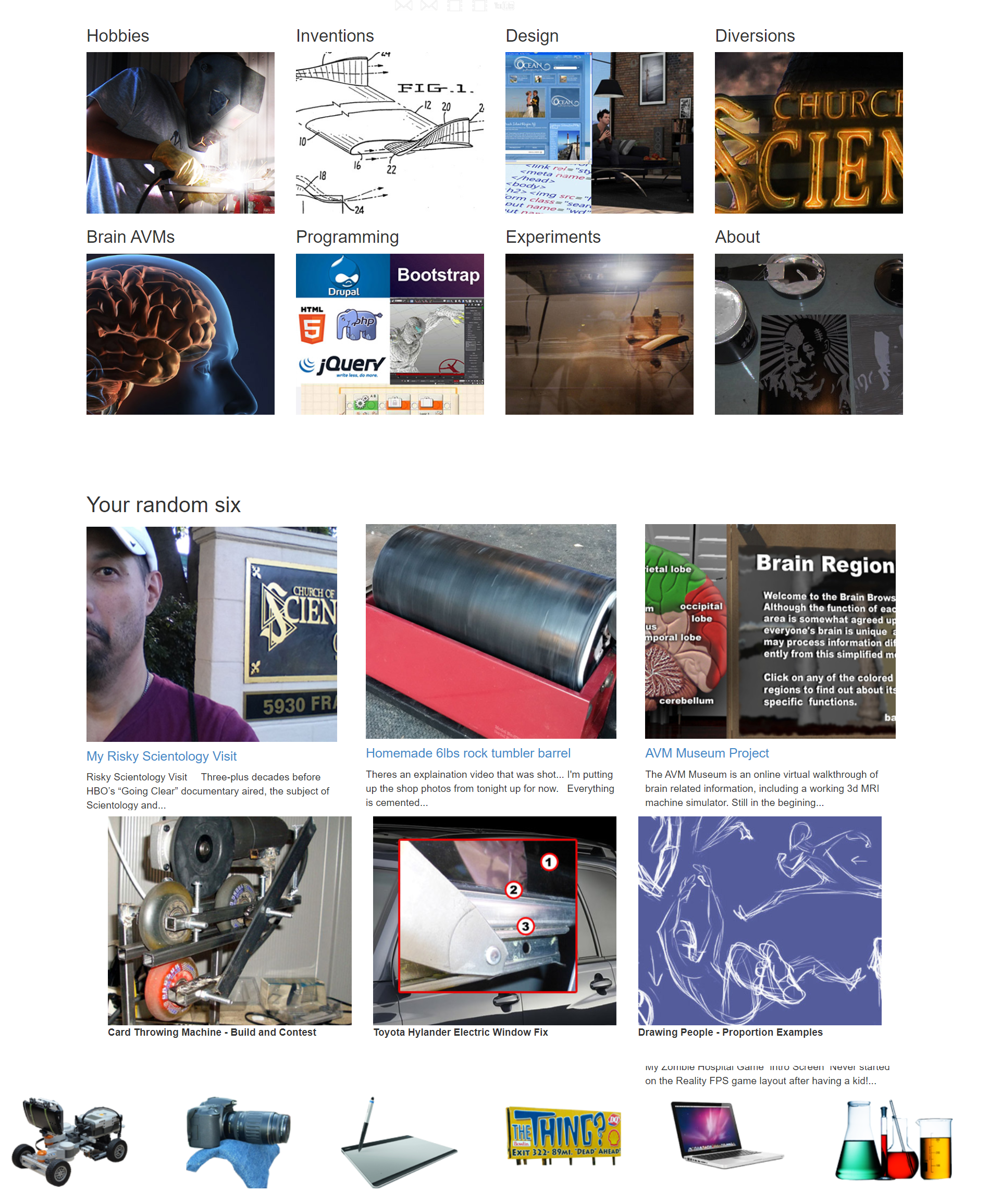 JonathanSantos.com design over the year
