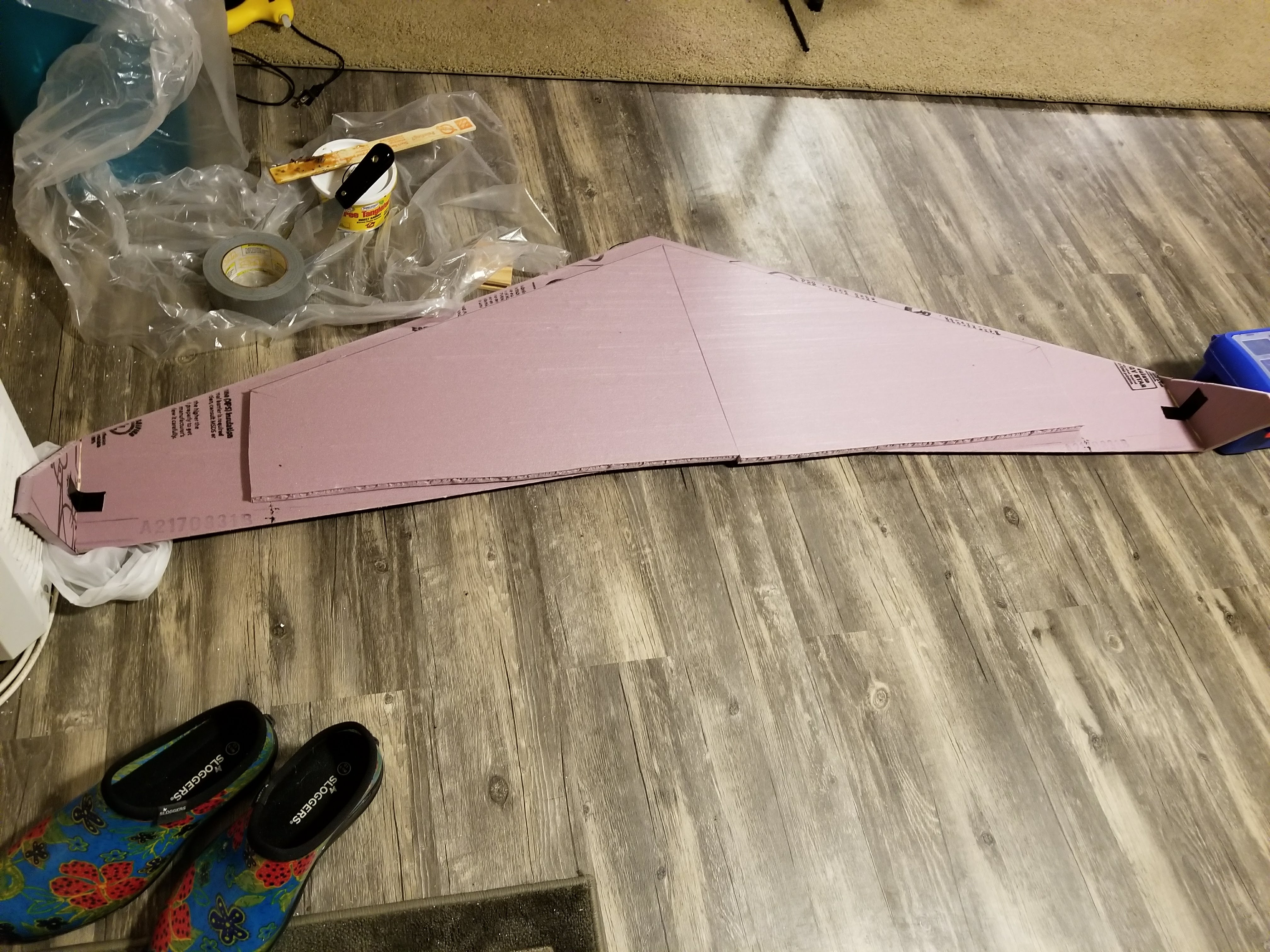 RC Flying Wing Piggyback Drive