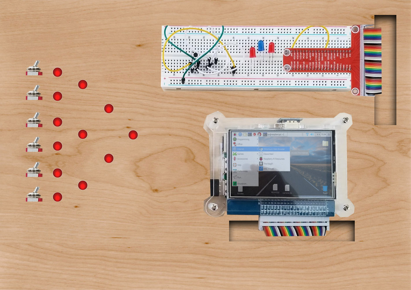 Raspberry PI Desktop Project Box