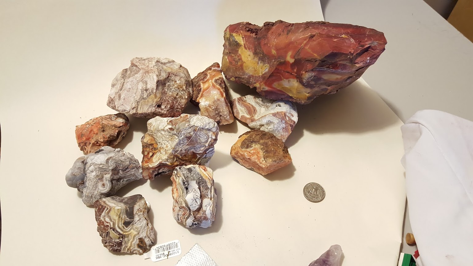 rock tumbling load amount