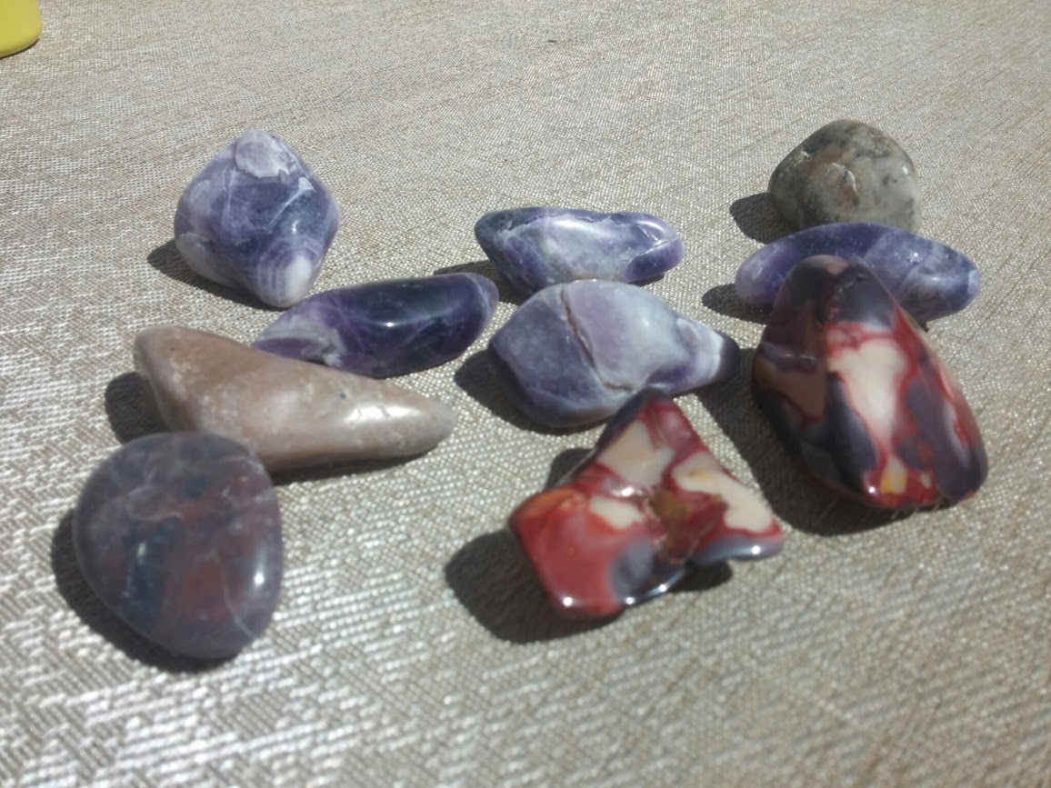 rock tumbling load amount